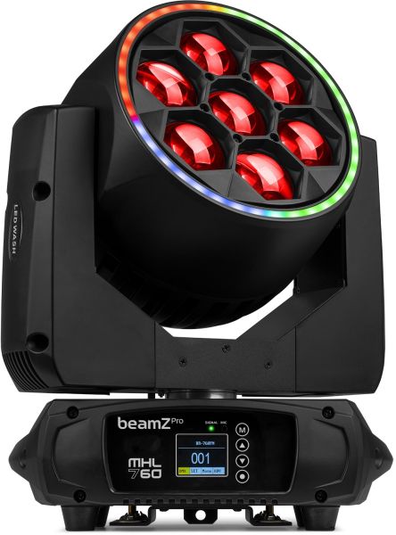 beamZ Pro MHL760 LED Bee Eye Moving Head mit Zoom 2pcs im Flightcase