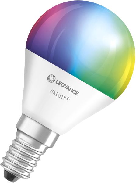 LEDVANCE SMART+ WiFi Mini-Glühbirne Mehrfarbig 230V RGBW FR E14 TRIPLE PACK