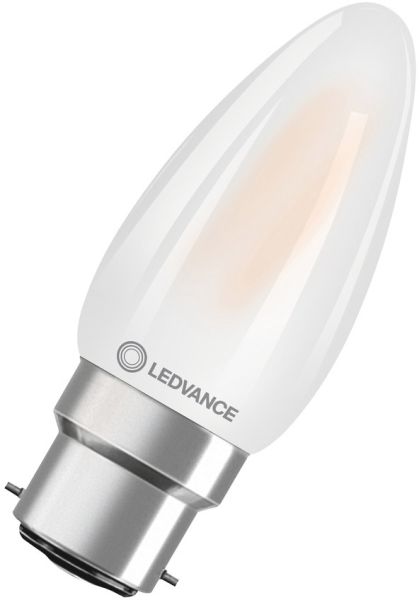 LEDVANCE LED CLASSIC B DIM CRI 90 S 3.4W 927 FIL FR B22D