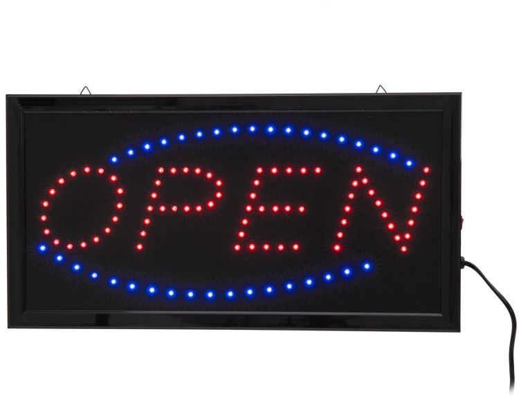 EUROLITE LED Schild OPEN classic