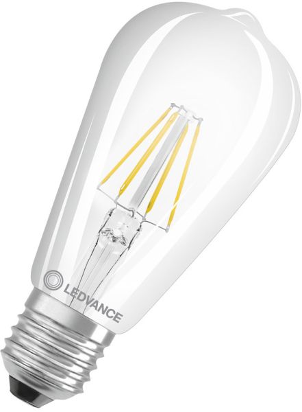 LEDVANCE LED CLASSIC EDISON DIM CRI 90 S 5.8W 940 Klar E27