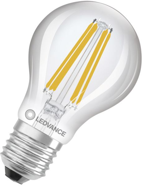 LEDVANCE LED CLASSIC A ENERGIEEFFIZIENZ B DIM S 2.6W 827 Klar E27