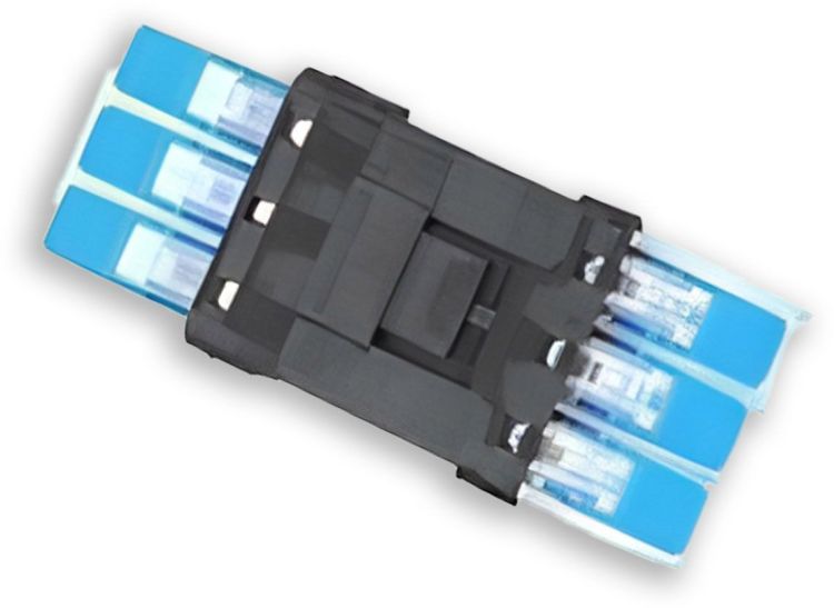ISOLED Durchgangs-Steckverbinder 3-polig, 0,5-2,5mm², max. 250V/10A
