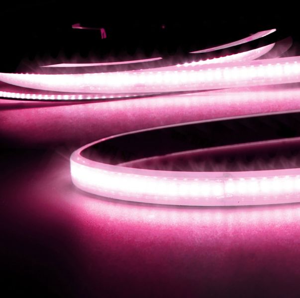 ISOLED LED CRI9P Linear 48V-Flexband, 8W, IP68, pink, 30 Meter