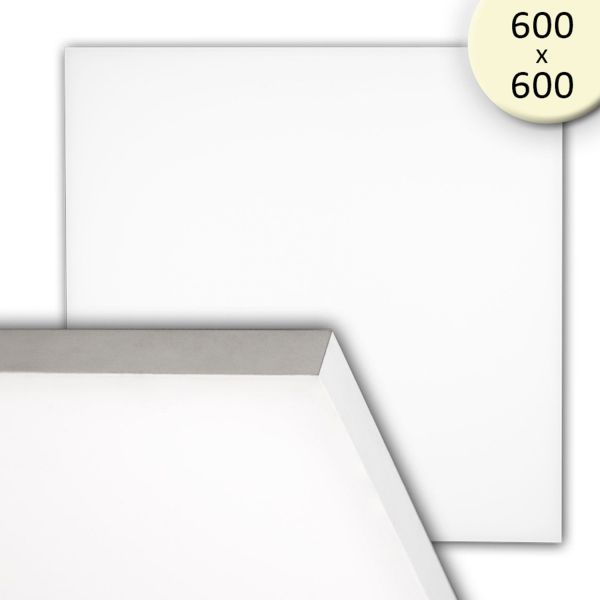 ISOLED LED Panel frameless, 600 diffus, 50W, warmweiß, dimmbar