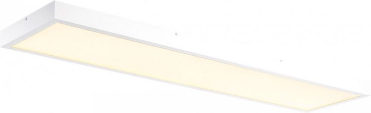 SLV PANEL 1200x300mm LED Indoor Deckenaufbauleuchte,3000K, weiß