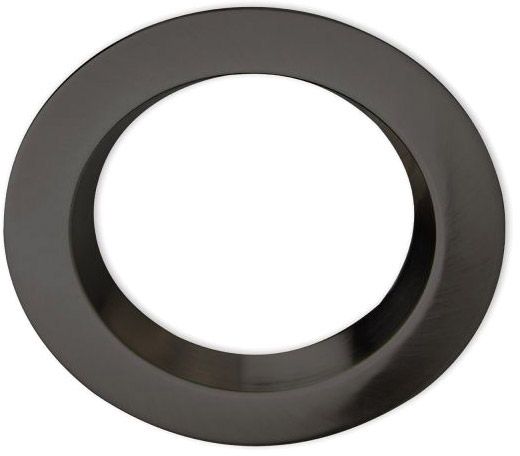 ISOLED Cover Aluminium rund schwarz rückversetzt für Einbaustrahler Sys-90