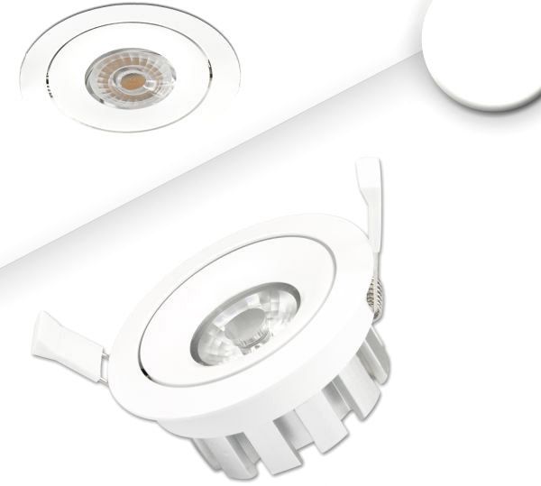 ISOLED LED Einbaustrahler, weiß, 15W, 45°, neutralweiß, dimmbar