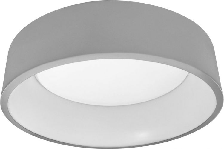 LEDVANCE Wifi SMART+ Orbis Cylinder LED Deckenleuchte Tunable Weiß 45cm 24W / 3000-6500K Grau