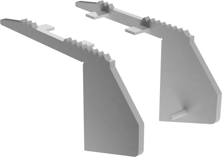 ISOLED Endkappe EC222 Kunststoff für Profil STAIRS12, 2 STK