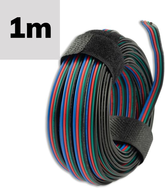 ISOLED Kabel RGB 4x0.50mm² H03VH-H AWG20, Meterware