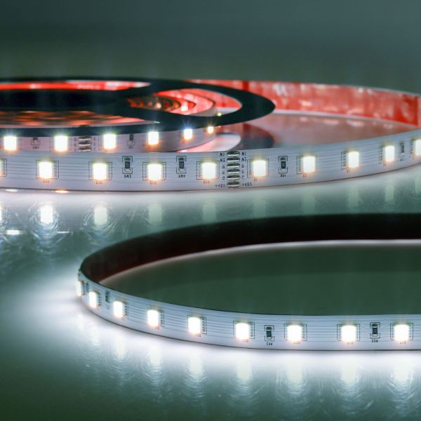 ISOLED LED SIL RGB+WW+KW CCT Flexband, 48V DC, 17W, IP20, 5in1 Chip, 10m Rolle, 60 LED/m