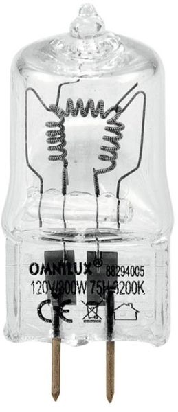 OMNILUX 120V/300W GX-6,35 75h 3200K